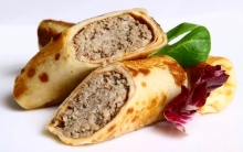 Блинчики с мясом
